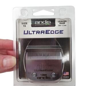 Andis Ultra Edge Detachable Clipper Blade Size 15  #64072 New In Package
